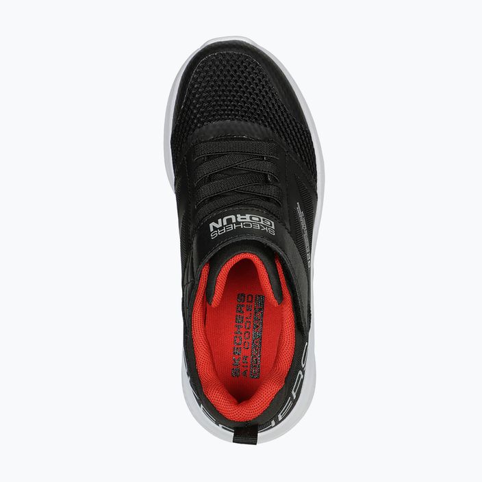 SKECHERS Go Run Elevate παιδικά παπούτσια προπόνησης μαύρο/κόκκινο 14