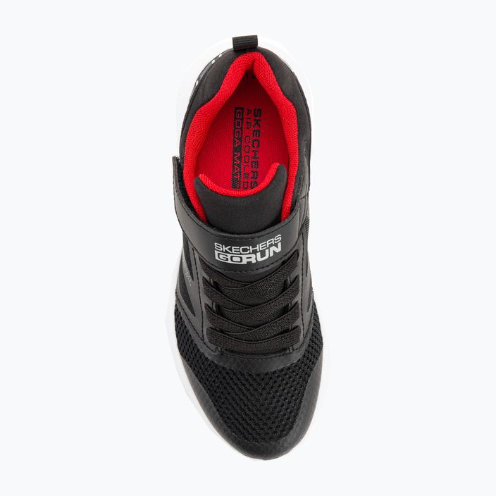 SKECHERS Go Run Elevate παιδικά παπούτσια προπόνησης μαύρο/κόκκινο 6