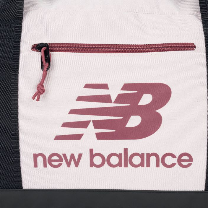 New Balance Athletics Duffel 30 l πέτρινη ροζ τσάντα προπόνησης 3