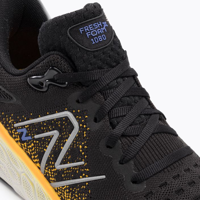 Ανδρικά New Balance 1080V12 μαύρο / κίτρινο παπούτσια για τρέξιμο 8