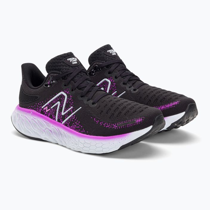 New Balance Fresh Foam 1080 v12 μαύρο/μωβ γυναικεία παπούτσια για τρέξιμο 4