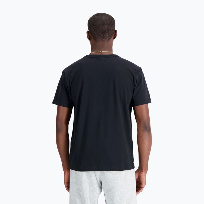 Ανδρικό t-shirt New Balance Essentials Logo μαύρο 2