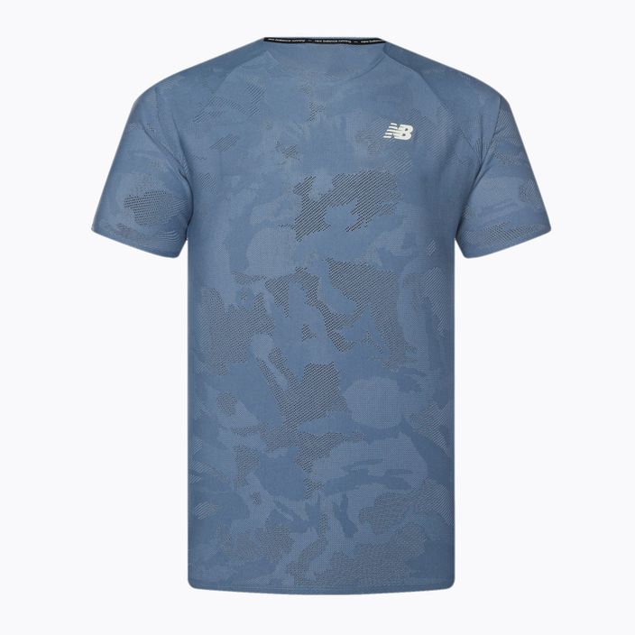 Ανδρικό αθλητικό μπλουζάκι New Balance Q Speed Jacquard Short mercury running shirt 5