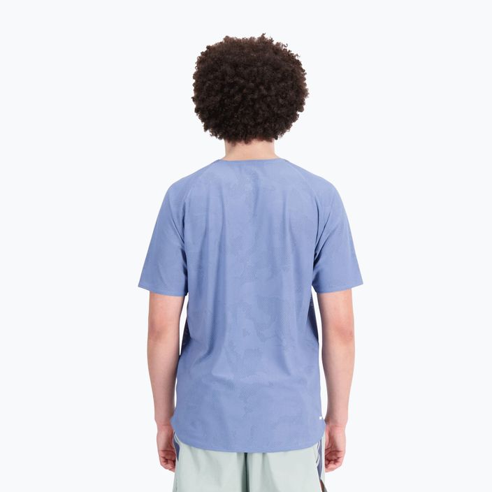 Ανδρικό αθλητικό μπλουζάκι New Balance Q Speed Jacquard Short mercury running shirt 2