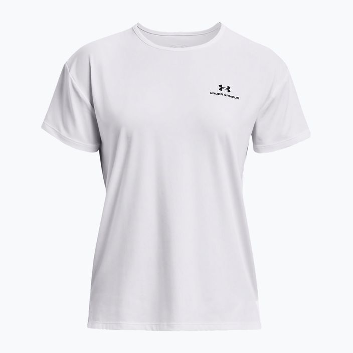 Under Armour Rush Energy 2.0 γυναικείο μπλουζάκι προπόνησης λευκό/μαύρο 4