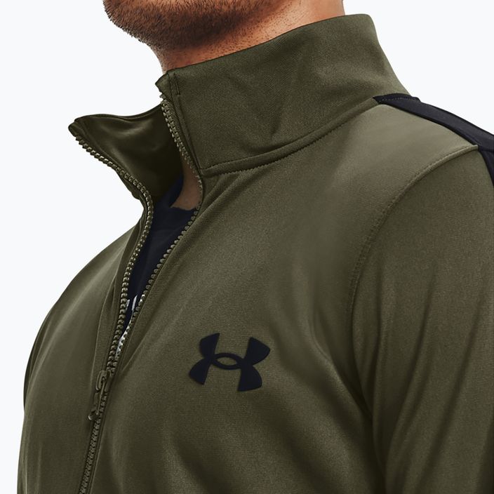 Under Armour UA Knit Track Suit θαλάσσιο πράσινο/μαύρο/μαύρο ανδρική φόρμα γυμναστικής 3