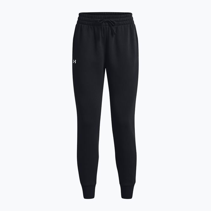 Under Armour Rival Fleece γυναικείο παντελόνι σκούρο μαύρο/λευκό 6