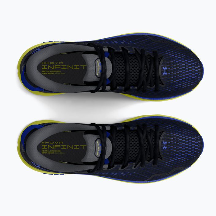 Under Armour Hovr Infinite 5 μαύρο/μπλε ανδρικά παπούτσια για τρέξιμο 10