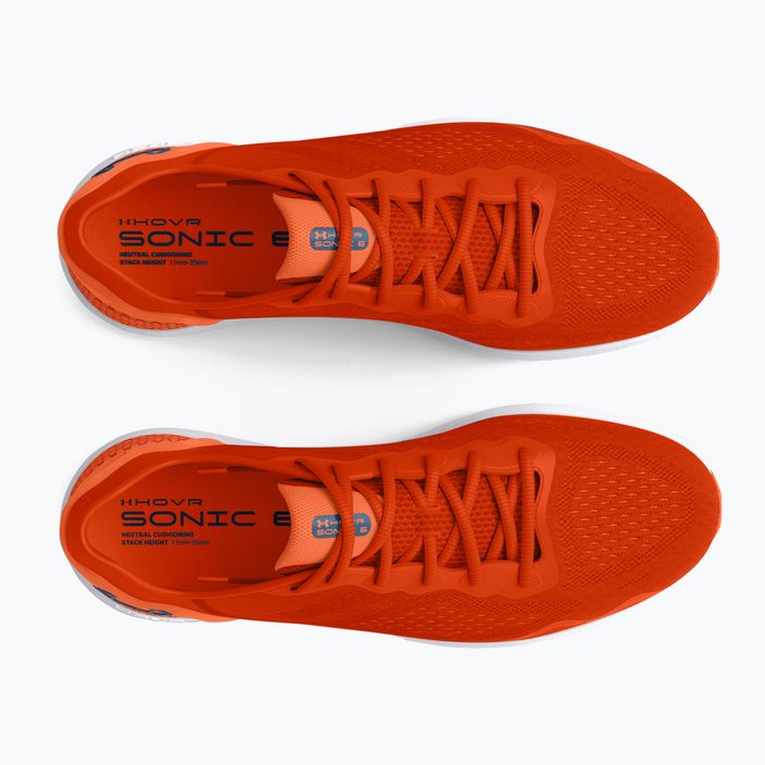 Under Armour Hovr Sonic 6 ανδρικά αθλητικά παπούτσια για τρέξιμο καψαλισμένα/μπλε χρώμα 10