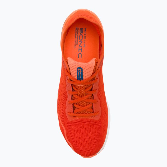 Under Armour Hovr Sonic 6 ανδρικά αθλητικά παπούτσια για τρέξιμο καψαλισμένα/μπλε χρώμα 6