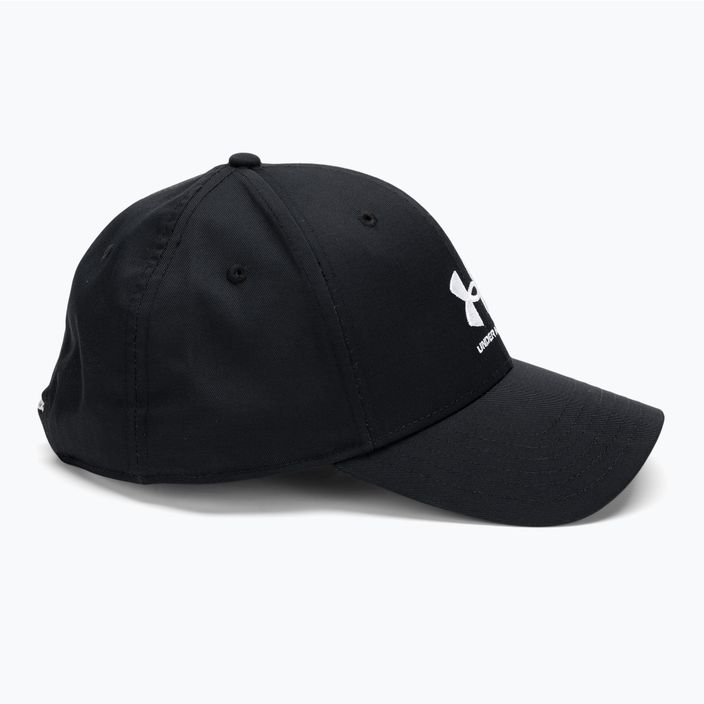 Under Armour Branded Lockup Adj μαύρο/λευκό ανδρικό καπέλο μπέιζμπολ 3