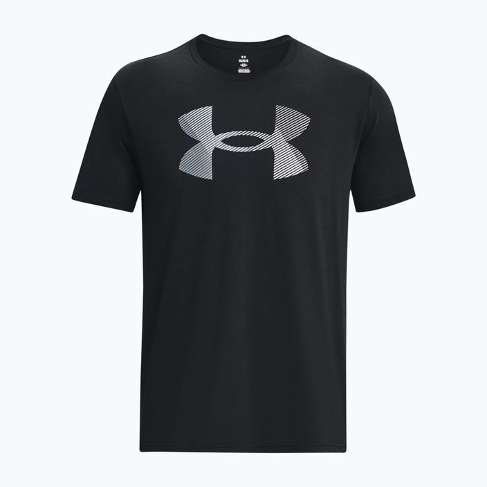 Ανδρικό μπλουζάκι Under Armour Big Logo Fill μαύρο/γκρι/γκρι χάλιο T-shirt 4