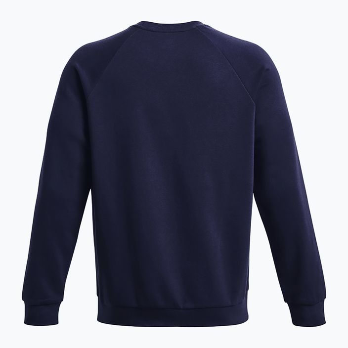 Ανδρικό φούτερ Under Armour Rival Fleece Crew midnight navy/white 6