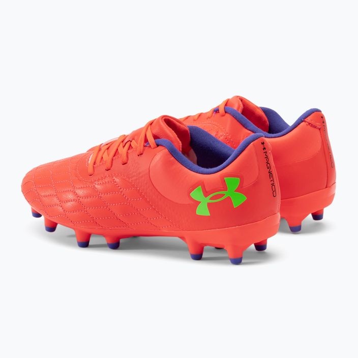 Under Armour παιδικά ποδοσφαιρικά παπούτσια Magnetico Select JR 3.0 FG beta/μαύρο/πράσινη οθόνη 3