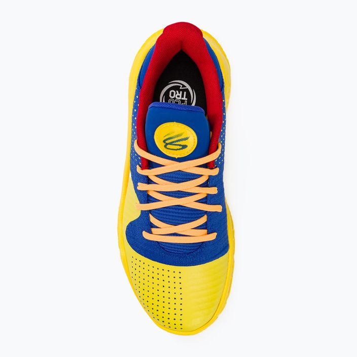 Under Armour Curry 4 Low Flotro team royal/taxi/team royal παπούτσια μπάσκετ 5