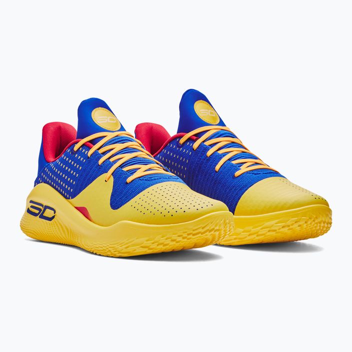 Under Armour Curry 4 Low Flotro team royal/taxi/team royal παπούτσια μπάσκετ 8