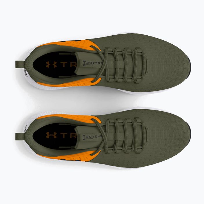 Under Armour Charged Engage 2 ανδρικά παπούτσια προπόνησης marine από πράσινο/formula orange/μαύρο 13