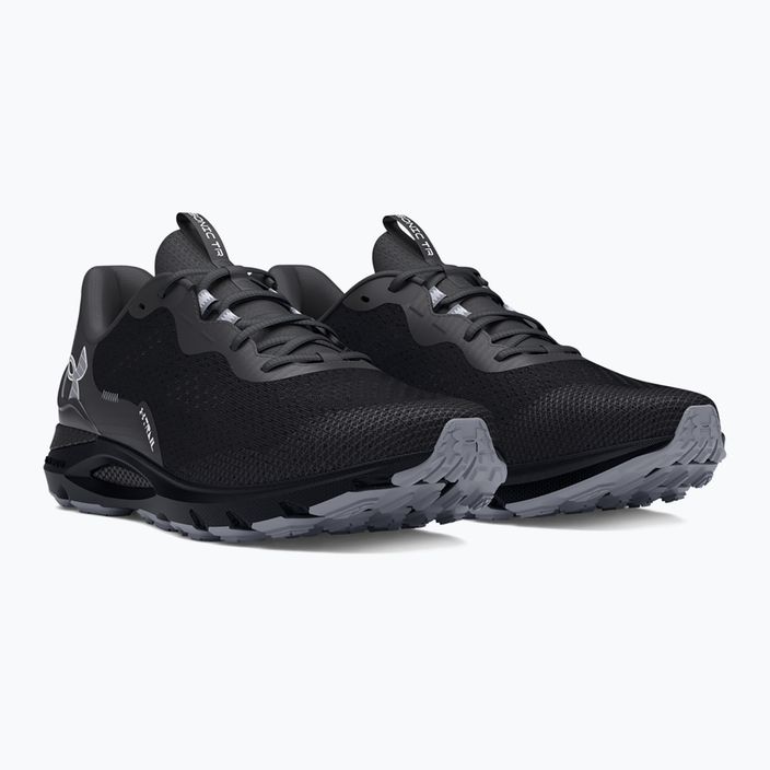 Under Armour Sonic Trail ανδρικά παπούτσια για τρέξιμο μαύρο/ανθρακί/ατσάλι 3