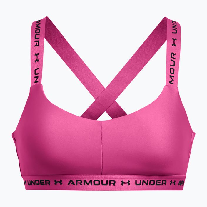 Under Armour Crossback Low astro pink/astro pink/μαύρο σουτιέν γυμναστικής 4