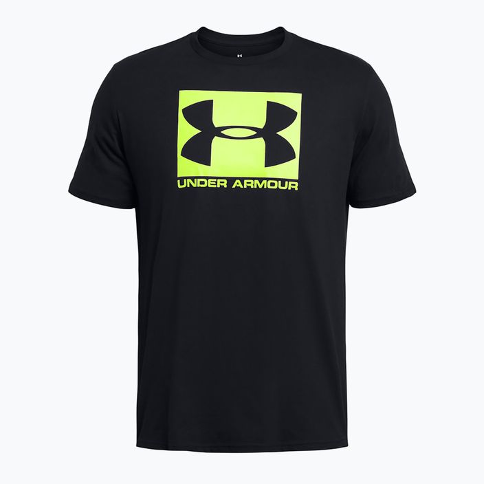 Ανδρικό μπλουζάκι Under Armour Boxed Sportstyle μαύρο/κίτρινο υψηλής ορατότητας 3