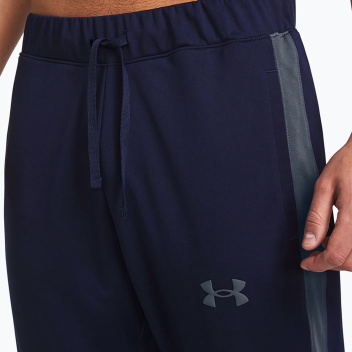 Under Armour UA Knit Track Suit ανδρική φόρμα midnight navy/downpour gray/downpour gray 4