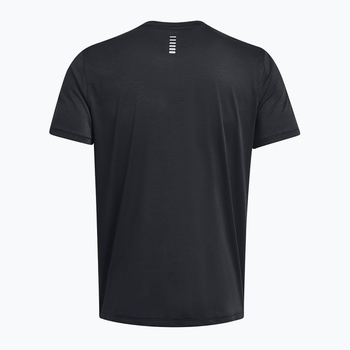 Under Armour Streaker μαύρο/ανακλαστικό ανδρικό πουκάμισο για τρέξιμο 4
