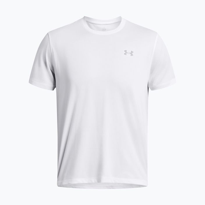 Ανδρικό Under Armour Streaker λευκό/ανακλαστικό πουκάμισο για τρέξιμο 4