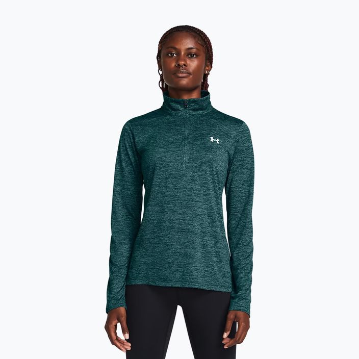 Γυναικείο φούτερ Under Armour Tech 1/2 Zip-Twist hydro teal/λευκό