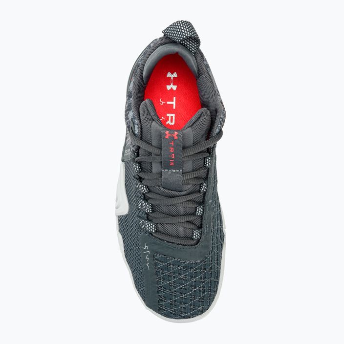 Under Armour γυναικεία παπούτσια προπόνησης TriBase Reign 6 pitch gray/gray void/rush red 5