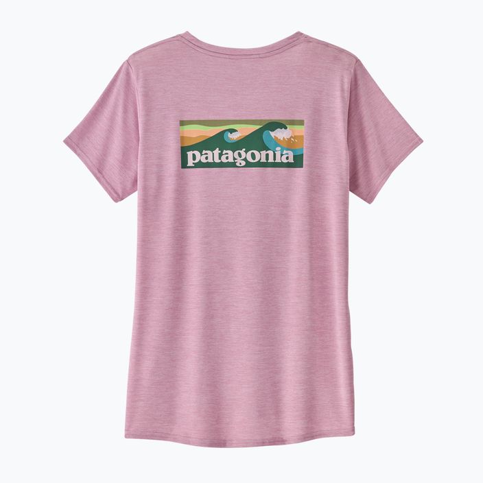 Γυναικείο Patagonia Cap Cool Daily Graphic Shirt Waters boardshort logo/milkweed mauve x-dye 4