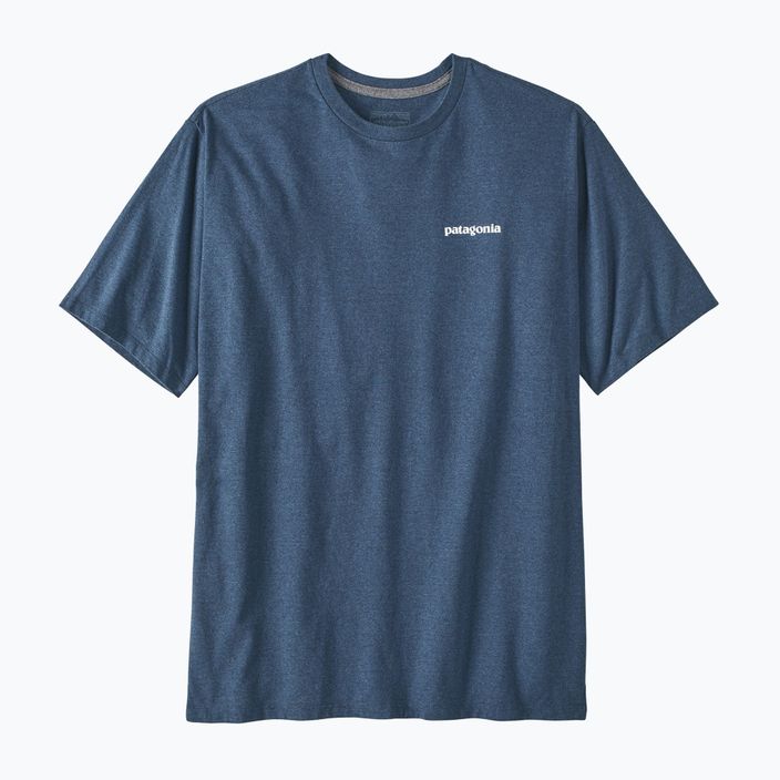 Ανδρικό μπλουζάκι Patagonia P-6 Logo Responsibili-Tee utility blue trekking t-shirt 3
