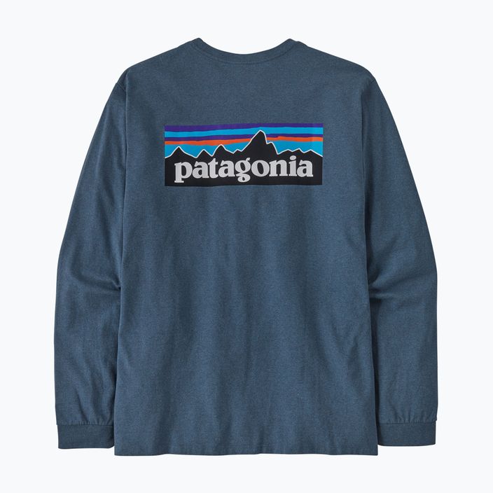 Ανδρικό Patagonia P-6 Logo Responsibili utility blue trekking longsleeve 2