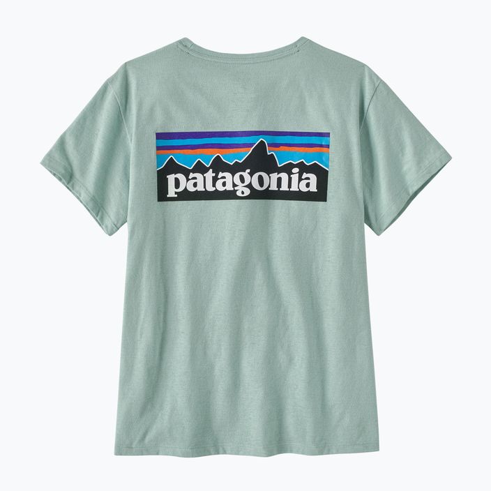 Γυναικείο trekking T-shirt Patagonia P-6 Logo Responsibili-Tee wispy green 4