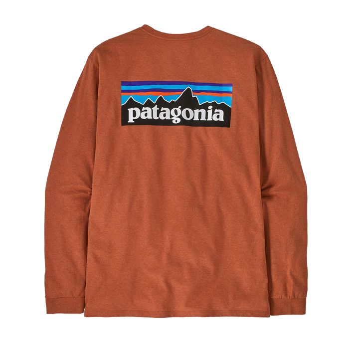 Ανδρικό μακρυμάνικο Patagonia P-6 Logo Responsibili redtail rust 2