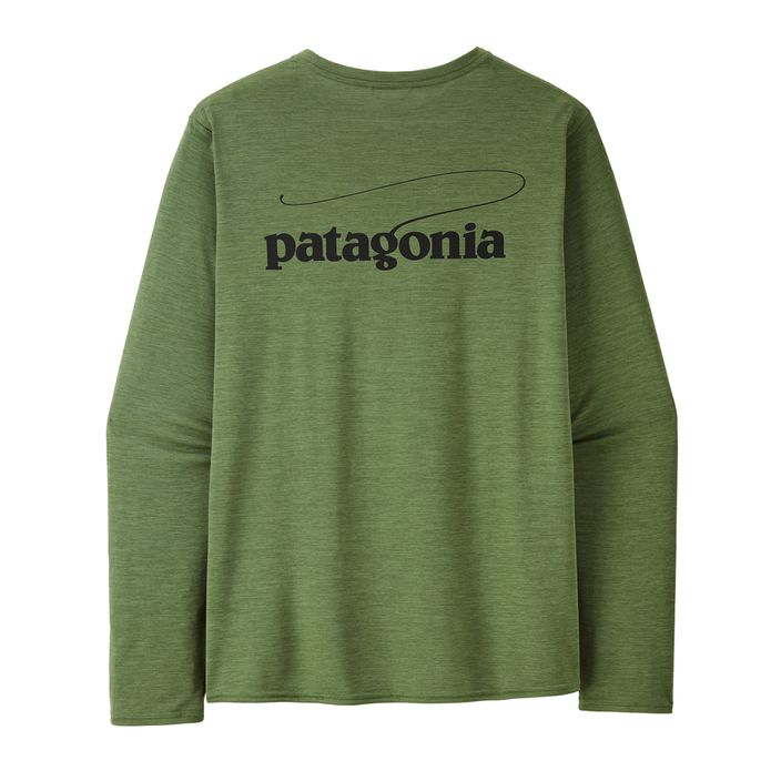 Ανδρικό μακρυμάνικο Patagonia Cap Cool Daily Graphic Shirt-Waters casting logo/terrain green x-dye 2