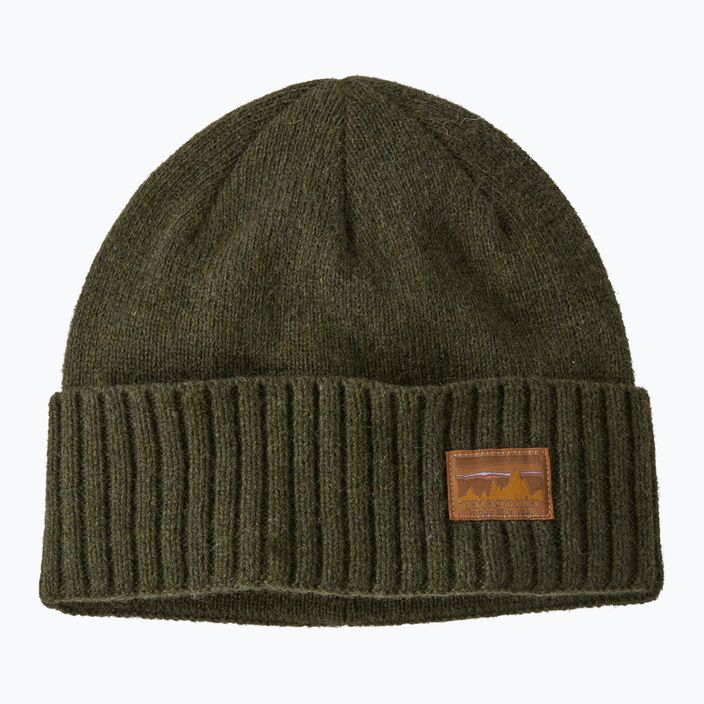 Patagonia χειμερινός σκούφος Brodeo Beanie 73 skyline/pine needle green