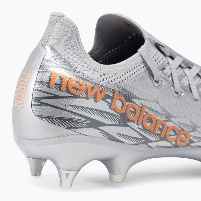 Ανδρικά ποδοσφαιρικά παπούτσια New Balance Furon V7 Pro SG ασημί 9