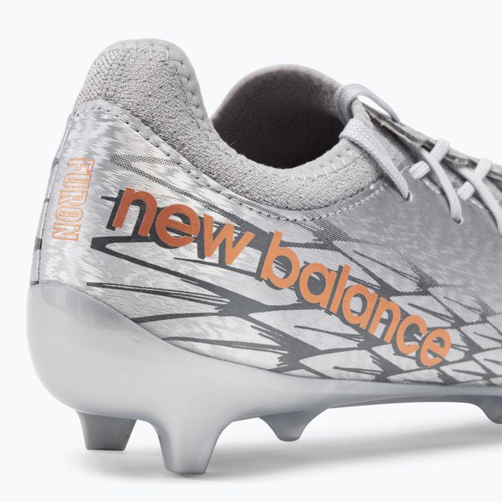 New Balance ανδρικές μπότες ποδοσφαίρου Furon V7 Dispatch FG ασημί 9