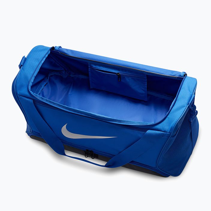 Nike Brasilia 9.5 60 l τσάντα προπόνησης παιχνίδι βασιλικό/μαύρο/μεταλλικό ασήμι 5