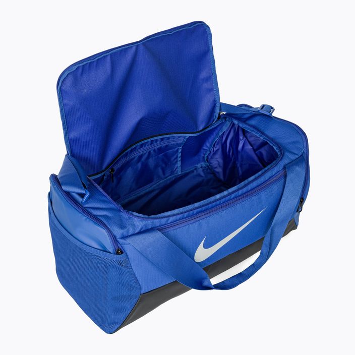 Nike Brasilia τσάντα προπόνησης 9.5 41 l παιχνίδι βασιλικό/μαύρο/μεταλλικό ασήμι 3