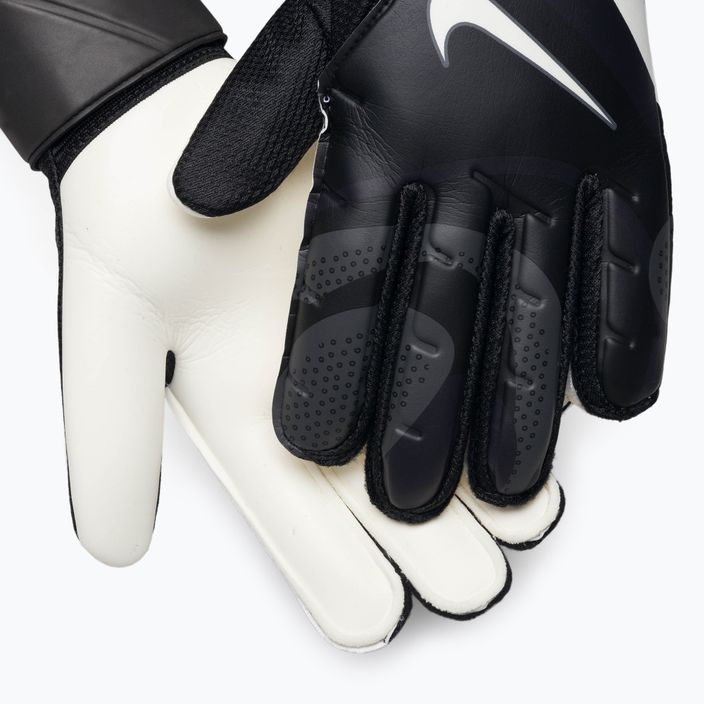 Γάντια τερματοφύλακα Nike Match μαύρο/σκούρο γκρι/λευκό 3