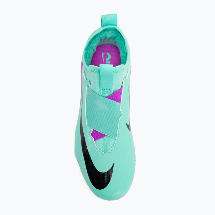 Παιδικά ποδοσφαιρικά παπούτσια Nike Jr Mercurial Vapor 15 Academy TF hyper turquoise/μαύρο/ άσπρο/ φούξια όνειρο 6