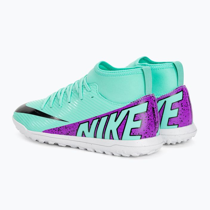 Παιδικά ποδοσφαιρικά παπούτσια Nike Jr Mercurial Superfly 9 Club TF hyper turquoise/μαύρο/ άσπρο/ φούξια όνειρο 3