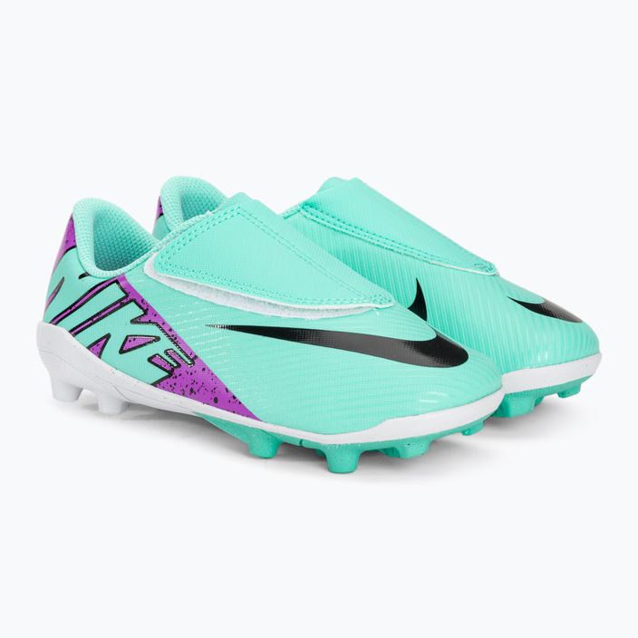 Παιδικά ποδοσφαιρικά παπούτσια Nike JR Mercurial Vapor 15 Club MG hyper turquoise/μαύρο/ άσπρο/ φούξια όνειρο 4