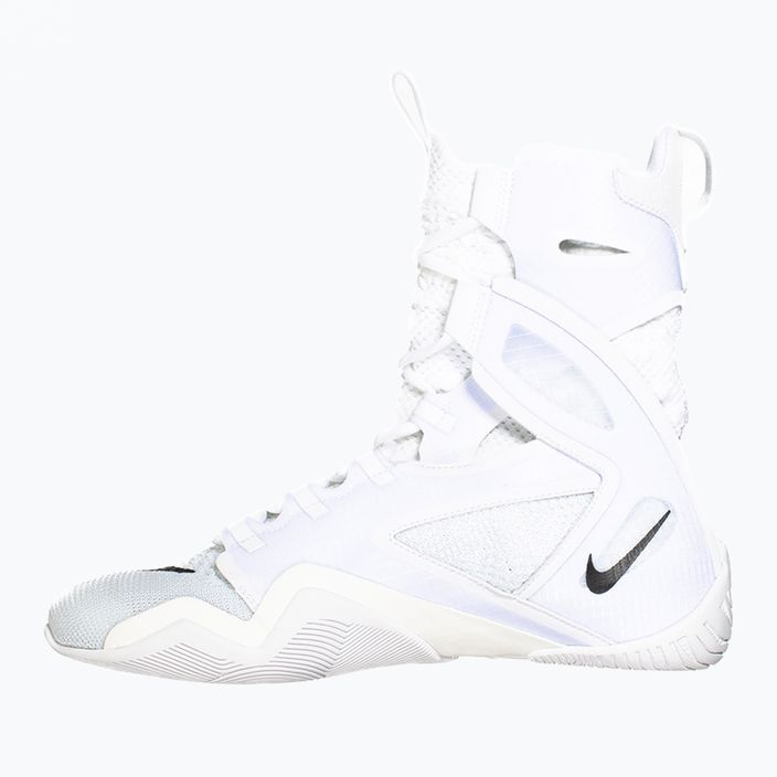 Nike Hyperko 2 λευκά/μαύρα/ποδοσφαιρικά γκρι παπούτσια πυγμαχίας 8