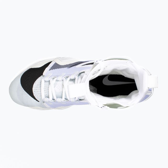 Nike Hyperko 2 λευκά/μαύρα/ποδοσφαιρικά γκρι παπούτσια πυγμαχίας 9
