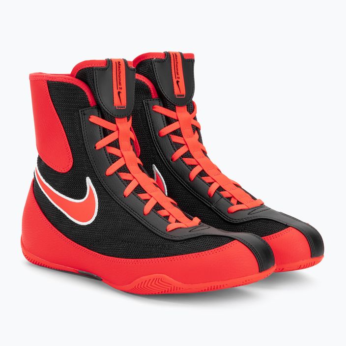Nike Machomai 2 bright crimson/λευκό/μαύρο παπούτσια πυγμαχίας 4