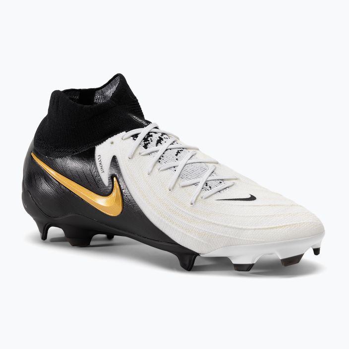 Ανδρικά παπούτσια ποδοσφαίρου Nike Phantom Luna II Pro FG white/metallic gold coin/black