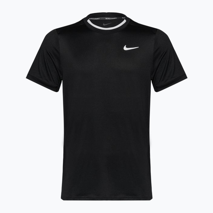 Ανδρικό πουκάμισο τένις Nike Court Dri-Fit Advantage μαύρο/λευκό