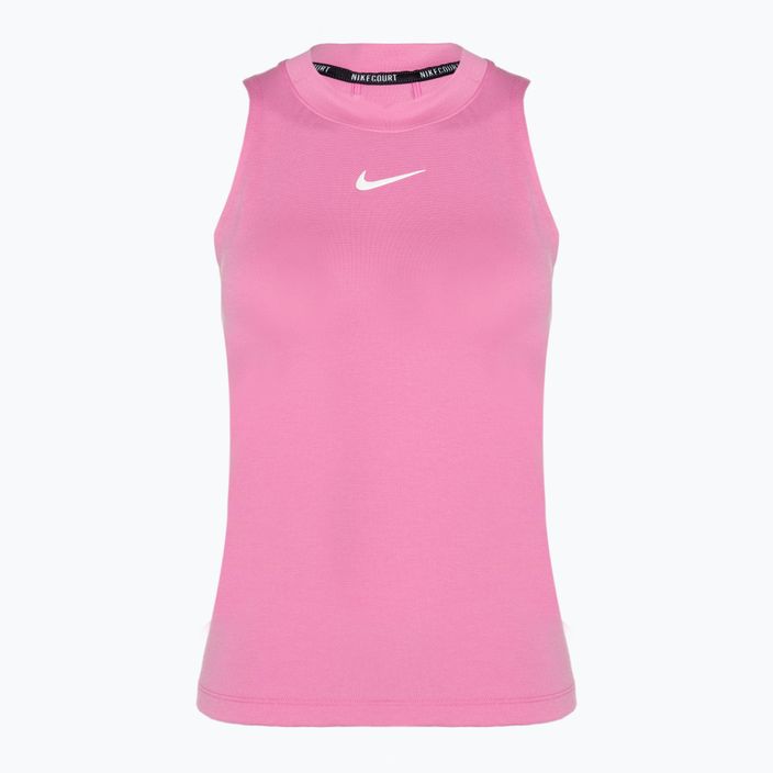 Γυναικεία μπλούζα για τένις Nike Court Dri-Fit Advantage Tank playful ροζ/λευκό